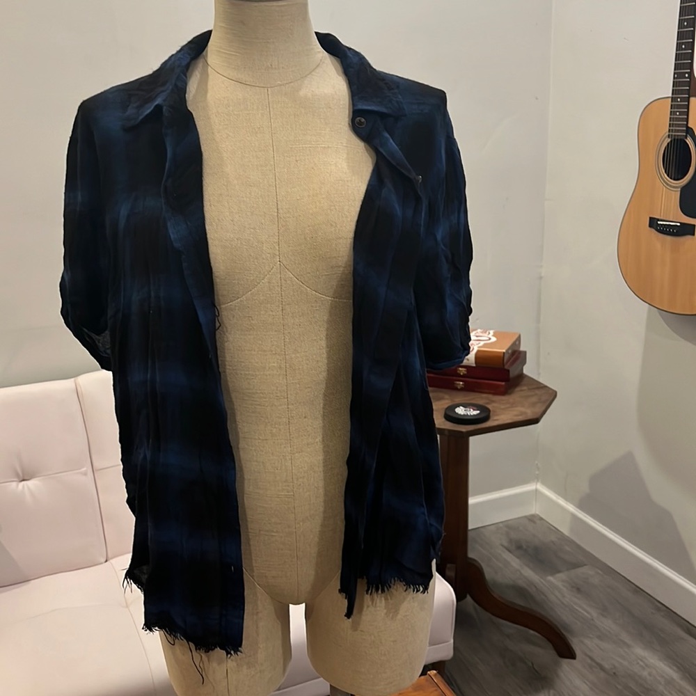 M Gilded Intent Short Sleeve Flannel
